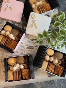 米粉のクッキー缶